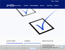 Tablet Screenshot of profitsoftware.com